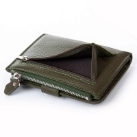 Женский кожаный кошелек Classik  DR. BOND WN-23-17 green