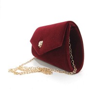 Женский велюровый клатч Rose Heart (103056-1)