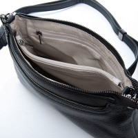 Женский молодежный кожаный клатч ALEX RAI 3092 black