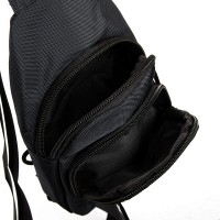 Мужская тканевая сумка-слинг Lanpad 65365 black