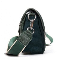 Женская замшевая сумка ALEX RAI 93055 green
