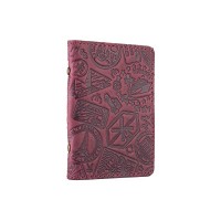 Обложка для документов из кожи HiArt AD-03 Shabby Plum Let's Go Travel