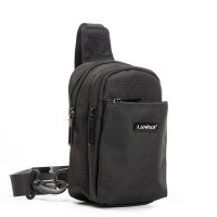 Мужская тканевая сумка-слинг Lanpad 0929 black