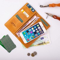 Кожаный бумажник Hi Art Mehendi Art WP-02-S18-0935-T005