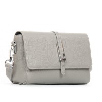 Женская кожаная молодежная сумка ALEX RAI 99121 l.gray