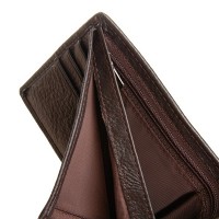 Мужской кожаный кошелек BE BRETTON 208-0611 brown