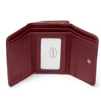 Женский кожаный кошелек Bright DR. BOND WS-403 wine red