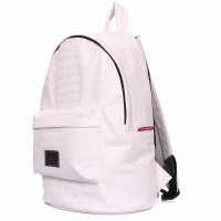 Женский рюкзак из кожзама POOLPARTY white