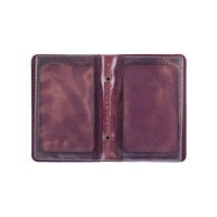 Обложка для документов из кожи HiArt AD-03 Crystal Sangria Mehendi Art