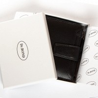 Женский кожаный кошелек Classik  DR. BOND WN-23-11 black