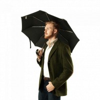 Мужской зонт автомат Fulton Open-Close-11 G820 - Black (Черный)