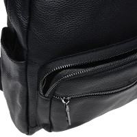 Женский городской кожаный рюкзак Keizer K110086-black