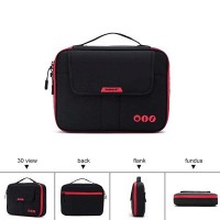 Органайзер для электроники BAGSMART (BM0200084A001) чёрный с красным