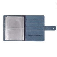 Кожаный картхолдер Hi Art «Let's Go Travel» CH-06 Shabby Lagoon