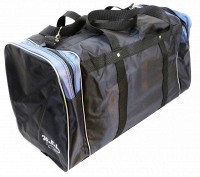 Сумка дорожная 38 л Wallaby 340-3 черная с серым