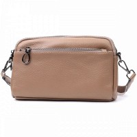 Молодежная женская кожаная сумка через плечо Vintage 22599 