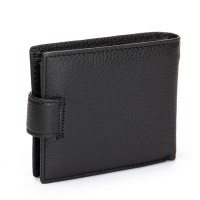 Мужской кожаный кошелек  DR. BOND M18055-1CK black