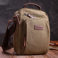 Мужская тканевая сумка через плечо Vintage 22238 
