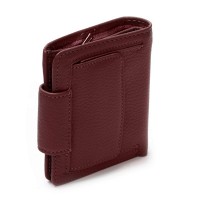 Женский кожаный кошелек Bright DR. BOND WS-415-1 wine red