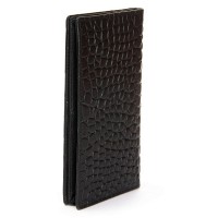 Мужской кожаный кошелек BE BRETTON 168-Q74 black croco