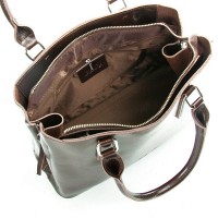 Женская кожаная сумка ALEX RAI 8772 brown