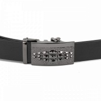 Мужской кожаный ремень автомат Vintage 20300