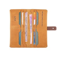 Кожаный бумажник Hi Art WP-06 Shabby Honey