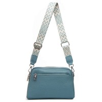 Женская кожаная сумка ALEX RAI 8960 l.blue