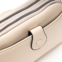 Женский молодежный кожаный клатч ALEX RAI 88085 white