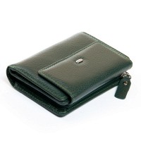 Женский кожаный кошелек Bright DR. BOND WS-31 green