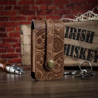 Ключница из кожи HiArt KH-03 Shabby Dingo Buta Art