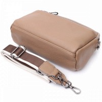 Молодежная женская кожаная сумка через плечо Vintage 22599 