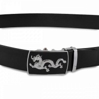 Мужской кожаный ремень автомат Vintage 20256