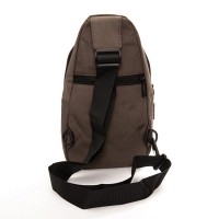 Мужская тканевая сумка-слинг Lanpad 83045 brown бол