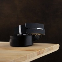 Мужской кожаный ремень автомат Vintage 20335