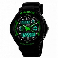 Детские часы SKMEI S-SHOCK GREEN (0931)