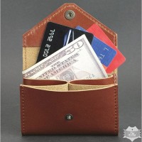 Кард-кейс ручной работы BlankNote 3.0 Коньяк с мандалой
