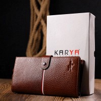 Кожаный мужской клатч-барсетка KARYA 21180 