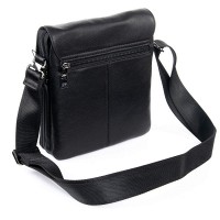 Мужская кожаная сумка через плечо BRETTON 3387-4 black
