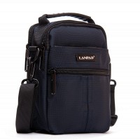 Мужская небольшая сумка через плечо и пояс Lanpad 3790 blue
