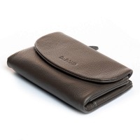 Женский кожаный кошелек Bright DR. BOND WS-239 gray