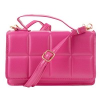 Женский клатч из кожезаменителя VALIRIA FASHION 5DETAA308-pink