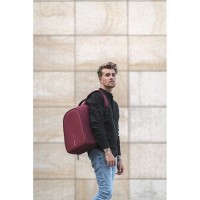 Рюкзак бордовый антивор XD Design Bobby Hero Regular Red (P705.294)