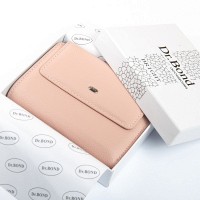 Женский кожаный кошелек Bright DR. BOND WS-31 pink
