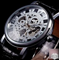Женские часы скелетон Winner Silver II (1115)