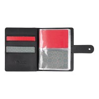 Кожаный картхолдер Hi Art «7 wonders of the world» CH-06 Shabby Night