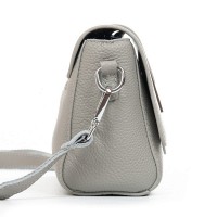 Женская кожаная молодежная сумка ALEX RAI 99121 l.gray