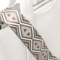 Женская кожаная сумка ALEX RAI 97718-9 white