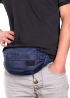 Синяя сумка на пояс из полиэстера POOLPARTY Bumbag