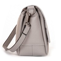 Женская кожаная сумка ALEX RAI 99105 l.gray